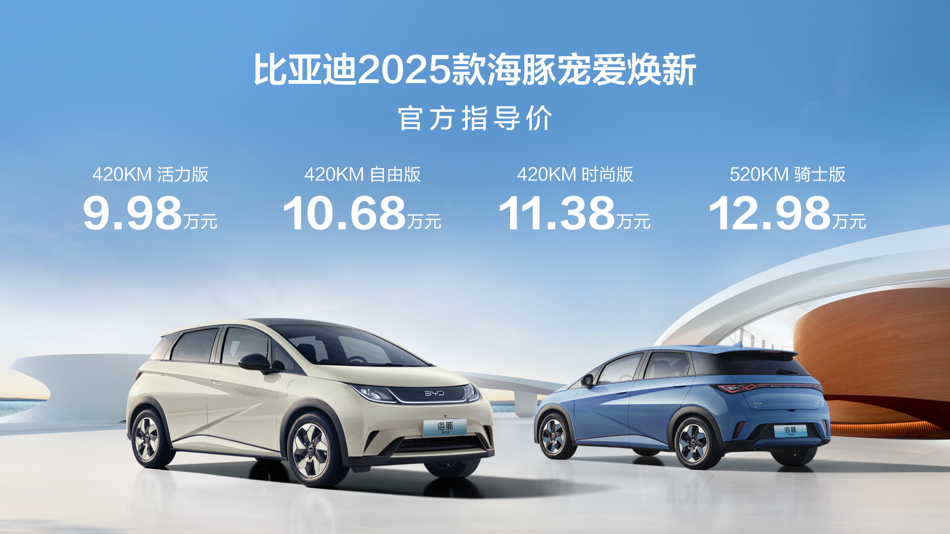 9.98萬元起！2025款海豚寵愛煥新暨第70萬輛下線