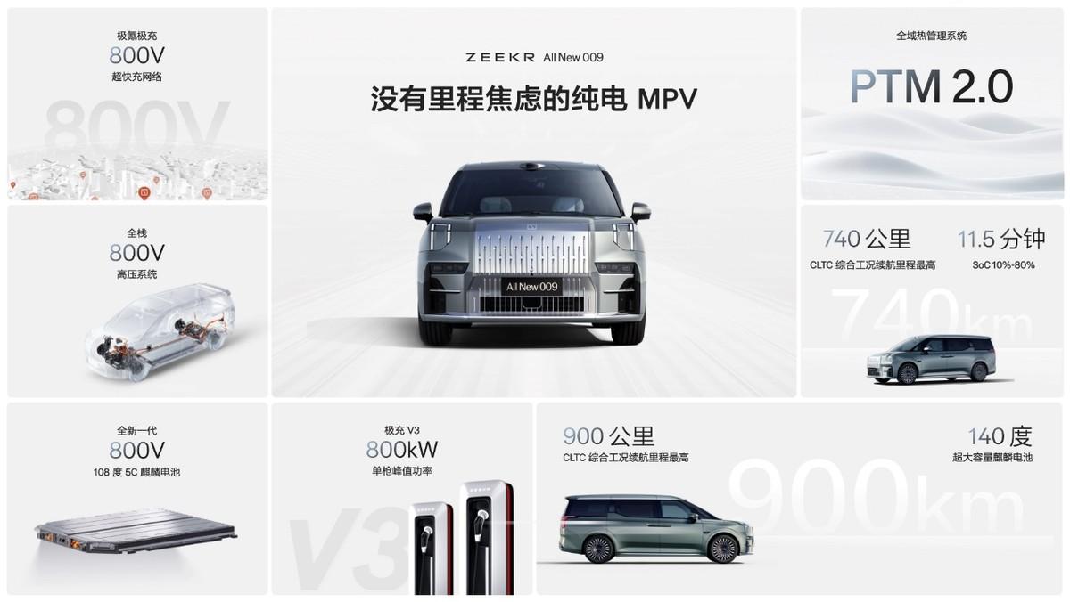 售價43.9萬元起，全新極氪009讓豪華MPV進入009時代