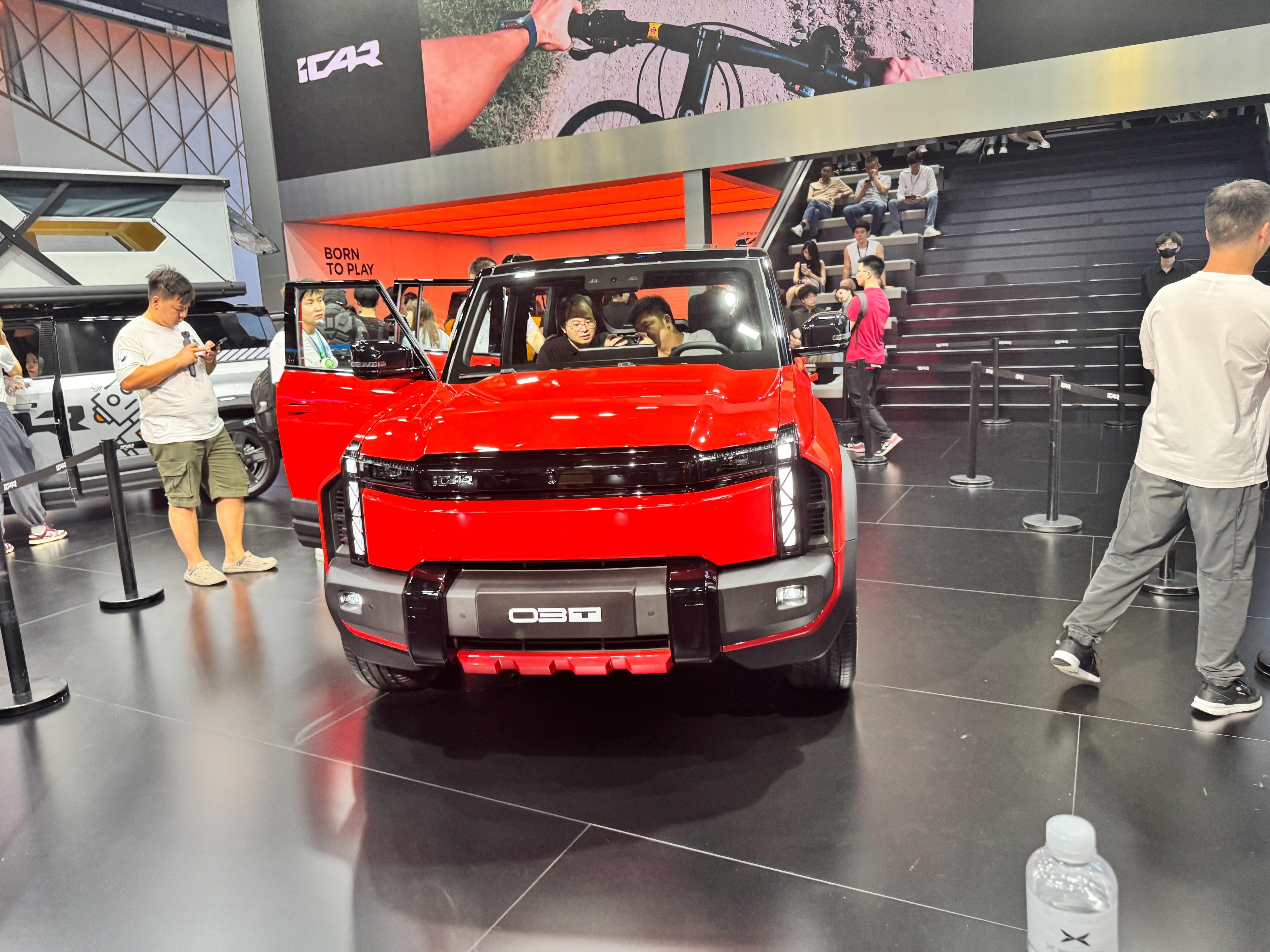13.98萬元起！奇瑞iCAR03T成都車展上市