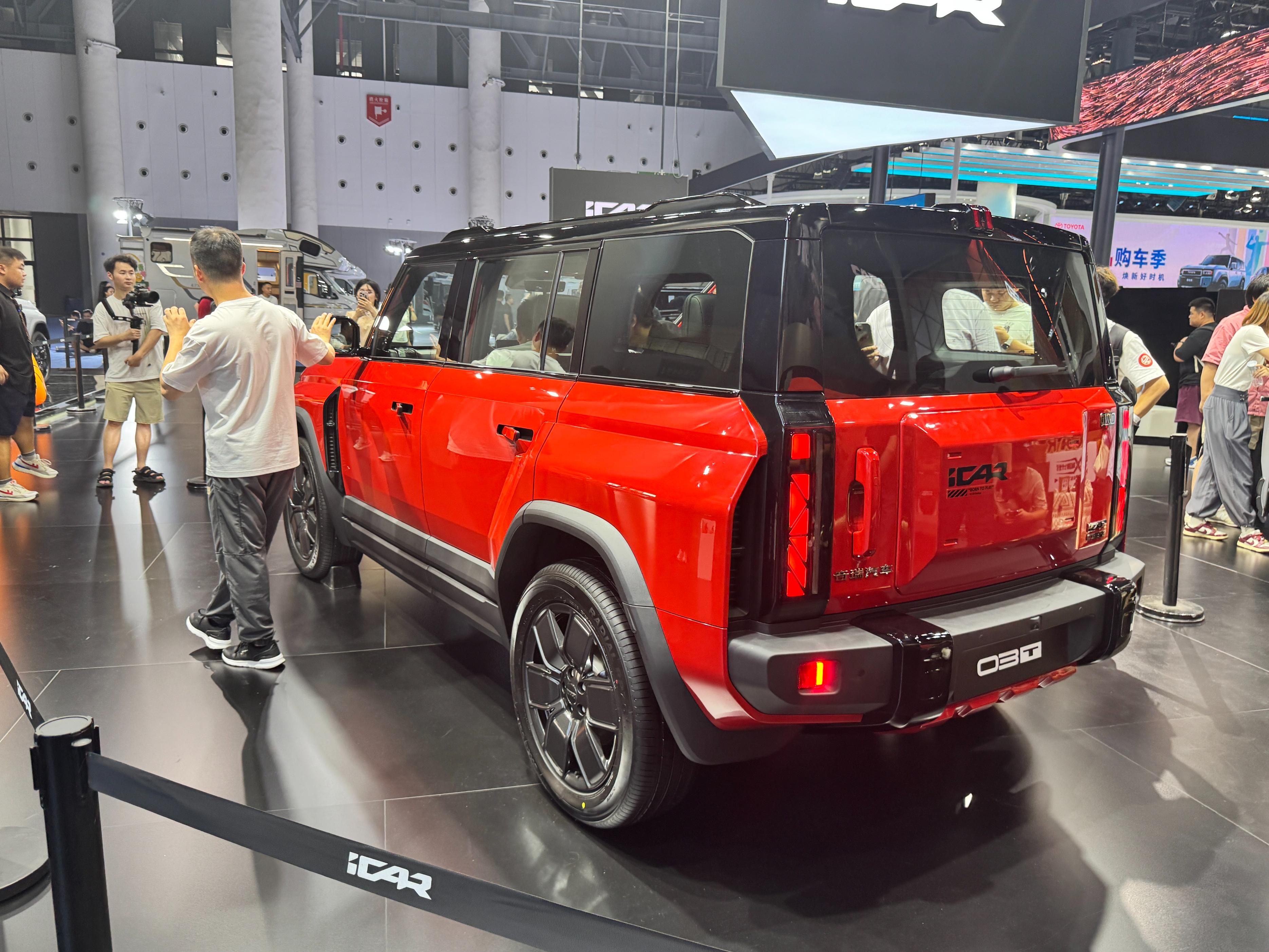13.98萬元起！奇瑞iCAR03T成都車展上市