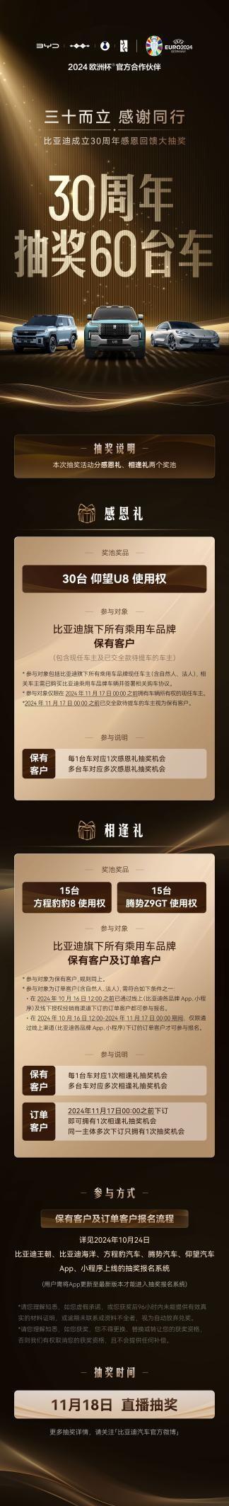 比亞迪車主贏麻了！60臺(tái)新車抽獎(jiǎng)福利震撼來(lái)襲