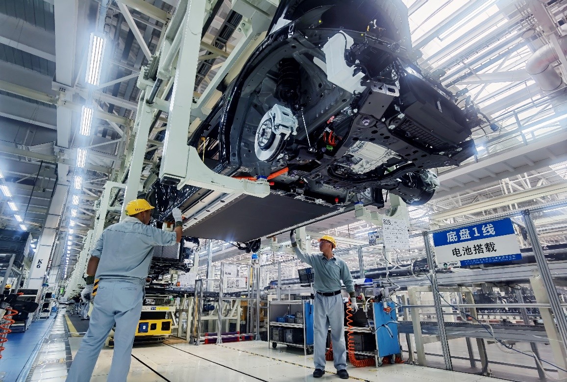 傳承品牌深厚積淀，bZ5新車進(jìn)化下線